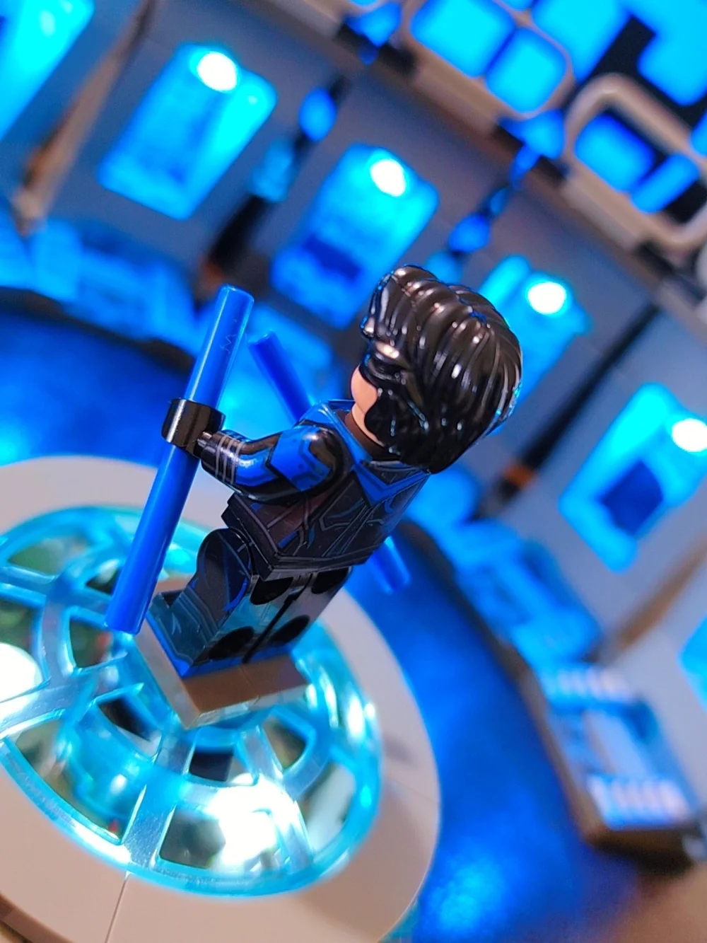 Batman Nightwing Minifigure Lego Compatible